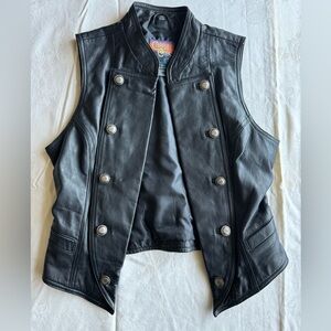 Vintage Leather Vest